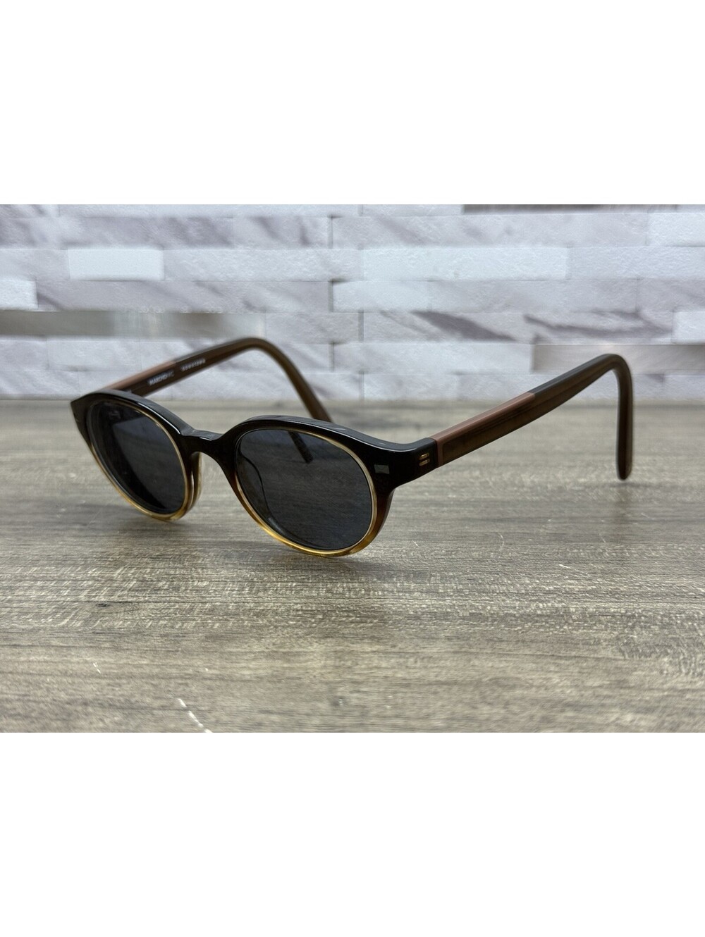 Marchon Downtown Prince 216 Dark Brown Tortoise Eyeglasses 45-20-135 FRAMES ONLY